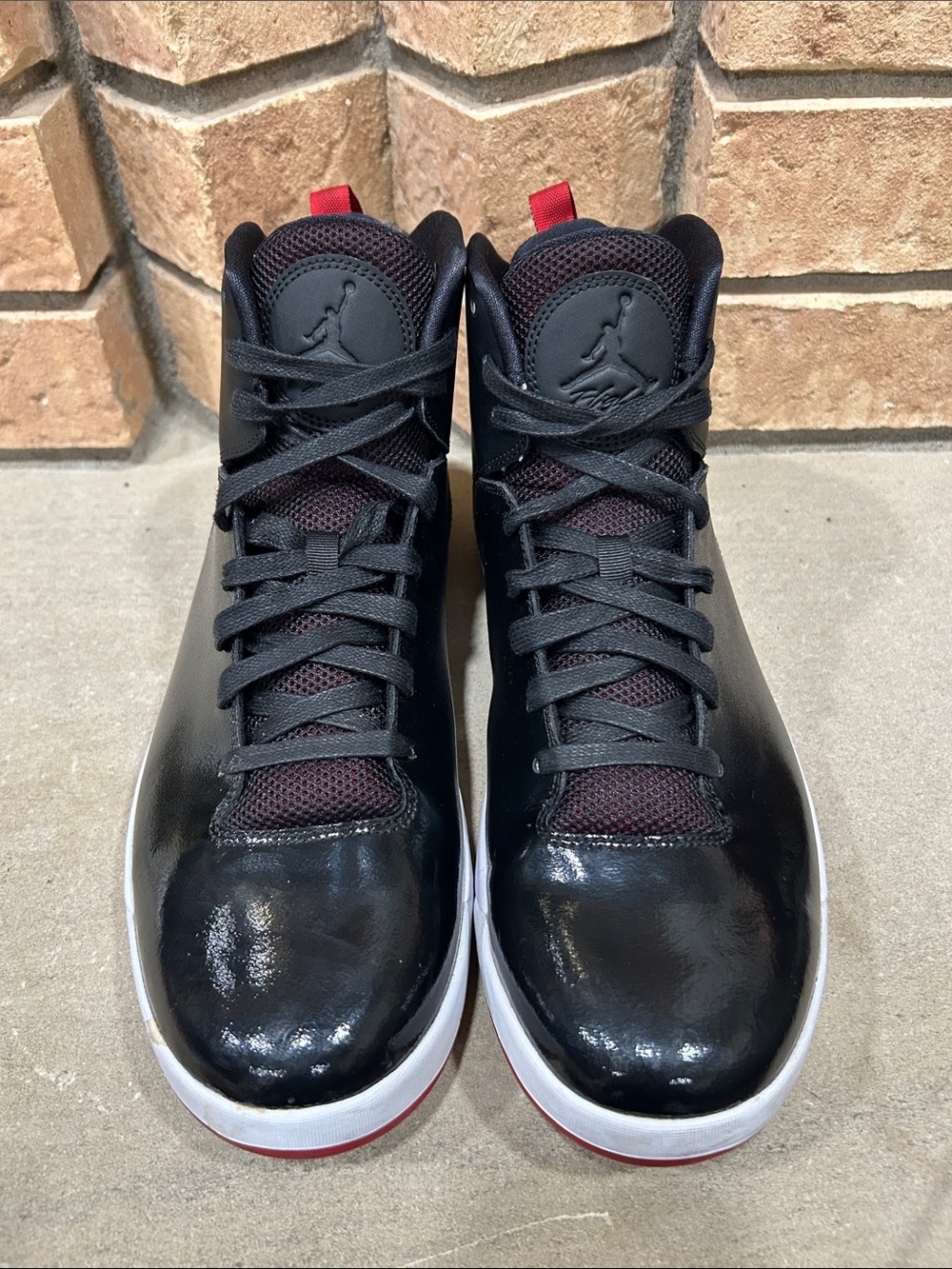 Jordan Air Imminent 705077-001 Black Red Basketball Sneakers Shoes Mens US Sz 13 - Picture 3 of 9